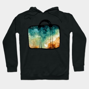 Watercolor Nebula in Bags Hoodie